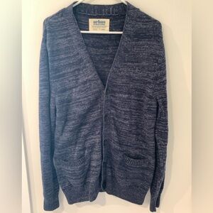Urban Pipeline blue knit cardigan